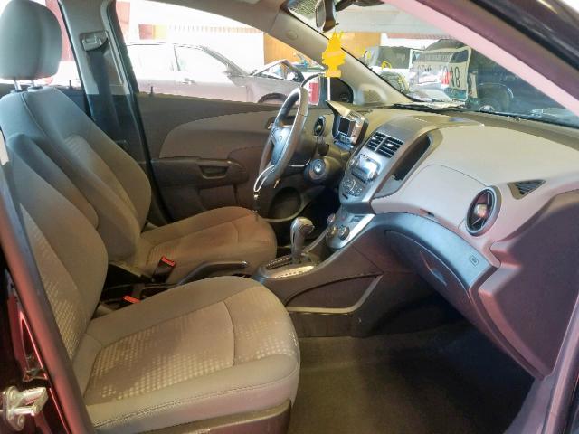 1G1JA5SH8C4151594 - 2012 CHEVROLET SONIC LS 黑色 照片 5