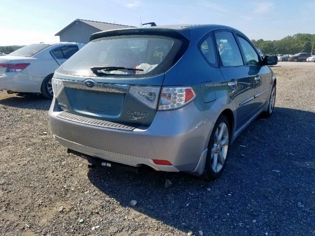 JF1GH63609H821730 - 2009 SUBARU IMPREZA OU GRAY photo 4