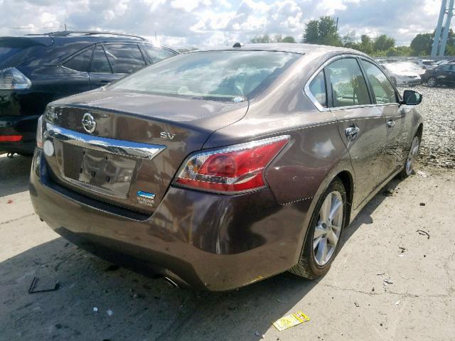 1N4AL3AP3EC173323 - 2014 NISSAN ALTIMA SV BROWN photo 4