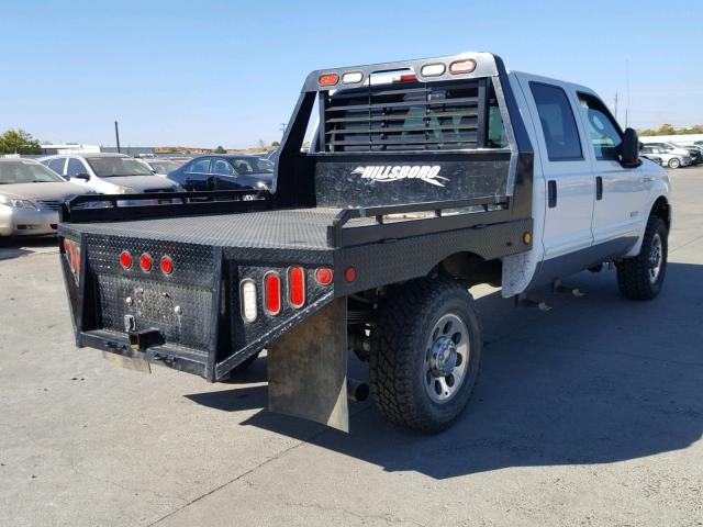 1FTWW31P65EB54566 - 2005 FORD F350 SRW S WHITE photo 4