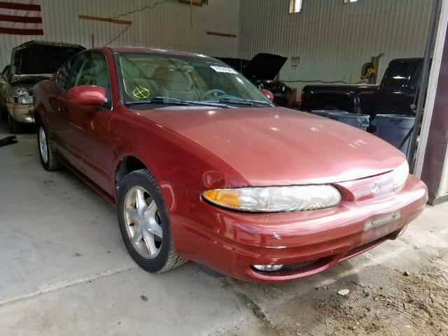 1G3NL12EX1C112932 - 2001 OLDSMOBILE ALERO GL BURGUNDY photo 1