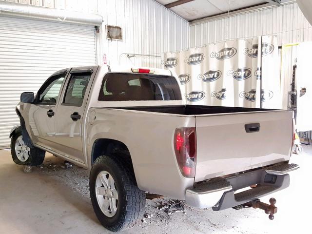 1GCDT136568301467 - 2006 CHEVROLET COLORADO BEIGE photo 3