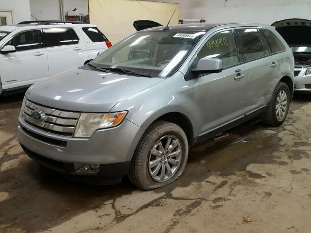 2FMDK39C77BB51710 - 2007 FORD EDGE SEL P GRAY photo 2