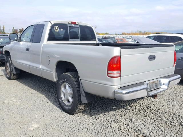 1B7GG23Y0VS238336 - 1997 DODGE DAKOTA SILVER photo 3