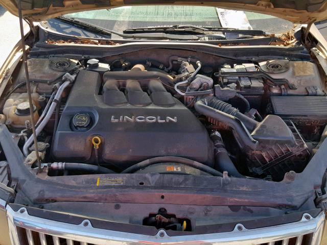 3LNHM26166R615465 - 2006 LINCOLN ZEPHYR GOLD photo 7