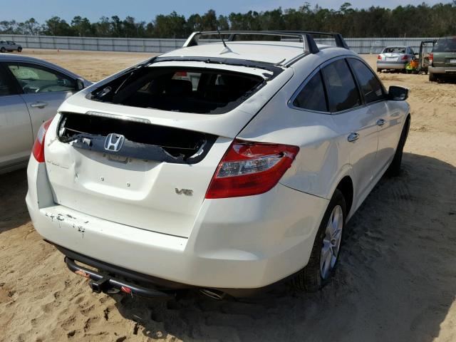 5J6TF1H55CL003961 - 2012 HONDA CROSSTOUR WHITE photo 4