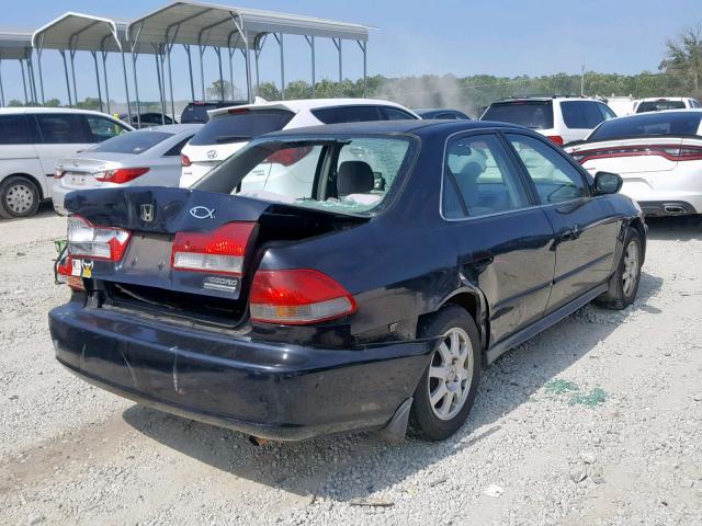 1HGCG56702A165250 - 2002 HONDA ACCORD SE BLACK photo 4