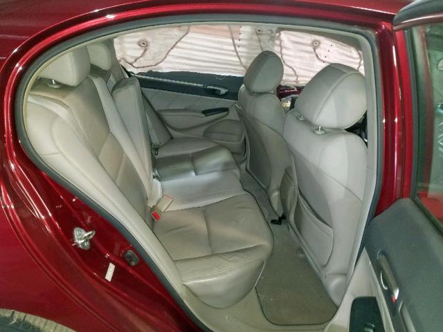 19XFA1F92BE029027 - 2011 HONDA CIVIC EXL Շագանակագույն լուսանկար 6