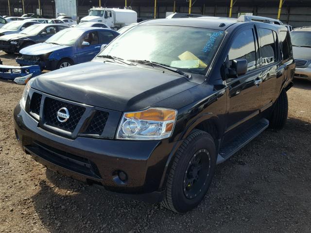 5N1AA0ND0EN604425 - 2014 NISSAN ARMADA SV BLACK photo 2