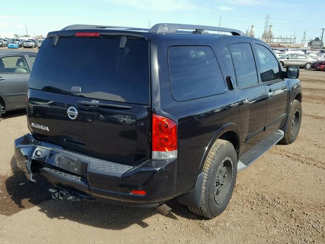 5N1AA0ND0EN604425 - 2014 NISSAN ARMADA SV BLACK photo 4