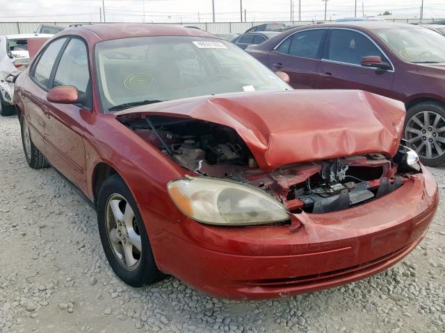 1FAFP552X1A248366 - 2001 FORD TAURUS SES RED photo 1