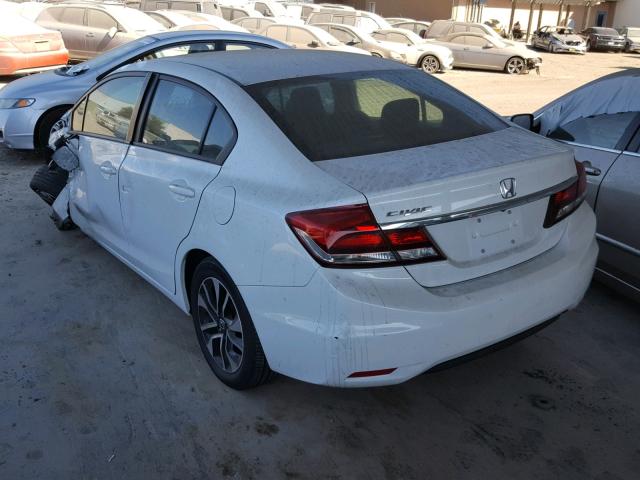 19XFB2F96DE281188 - 2013 HONDA CIVIC EXL WHITE photo 3