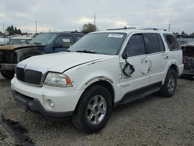 5LMEU88H34ZJ20906 - 2004 LINCOLN AVIATOR 白色 照片 2
