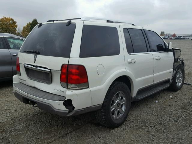 5LMEU88H34ZJ20906 - 2004 LINCOLN AVIATOR 白色 照片 4