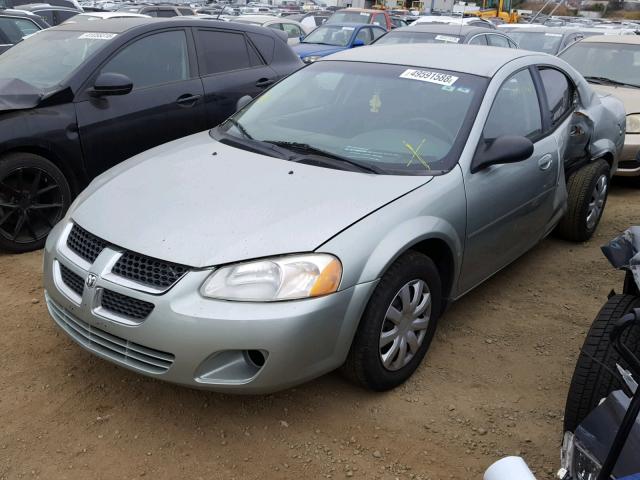 1B3EL46R95N696654 - 2005 DODGE STRATUS SX GRAY photo 2