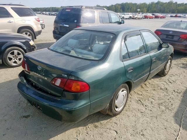 2T1BR12E9YC347969 - 2000 TOYOTA COROLLA VE GREEN photo 4