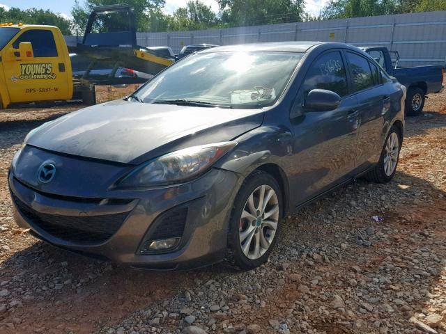 JM1BL1U54B1387483 - 2011 MAZDA 3 S BLACK photo 2