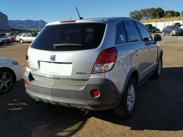 3GSDL43NX8S578123 - 2008 SATURN VUE XE SILVER photo 4