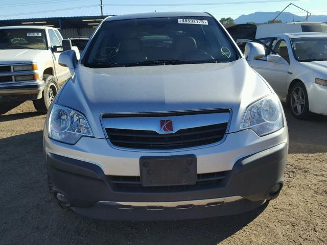 3GSDL43NX8S578123 - 2008 SATURN VUE XE SILVER photo 9