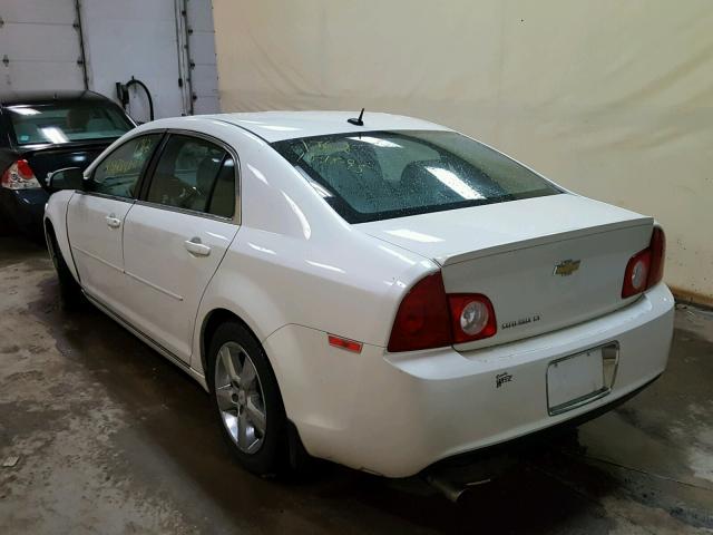 1G1ZD5E17BF317003 - 2011 CHEVROLET MALIBU 2LT WHITE photo 3