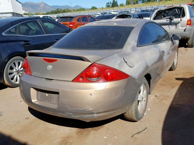 1ZWFT6033X5636528 - 1999 MERCURY COUGAR I4 GOLD photo 4