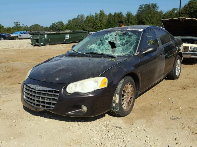 1C3EL56R14N329304 - 2004 CHRYSLER SEBRING LX PURPLE photo 2