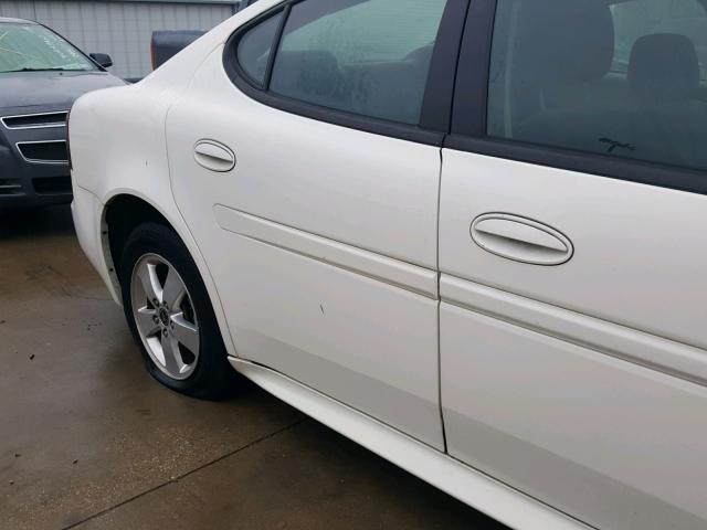 2G2WS522651247068 - 2005 PONTIAC GRAND PRIX WHITE photo 9