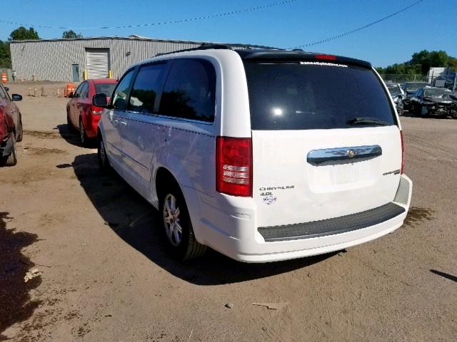 2A8HR54X59R571105 - 2009 CHRYSLER TOWN & COU WHITE photo 3