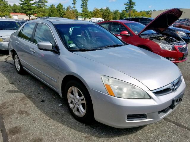 1HGCM56847A156883 - 2007 HONDA ACCORD EX SILVER photo 1