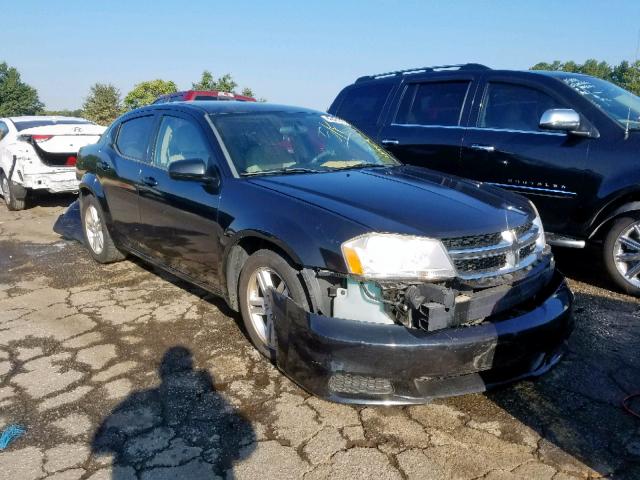 1B3BD1FB9BN523827 - 2011 DODGE AVENGER MA BLACK photo 1