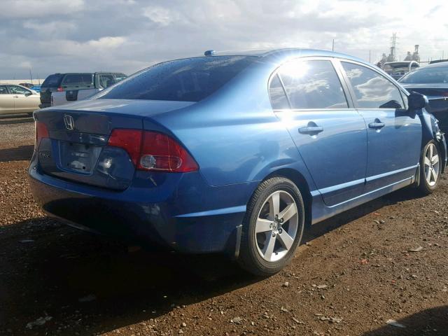 1HGFA16928L041938 - 2008 HONDA CIVIC EXL 蓝色 照片 4