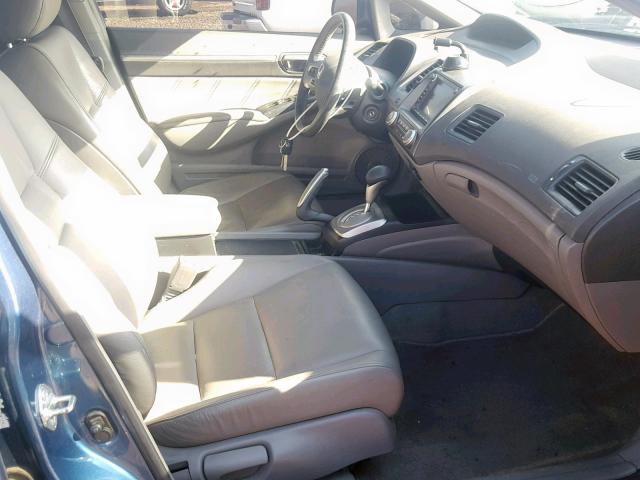 1HGFA16928L041938 - 2008 HONDA CIVIC EXL 蓝色 照片 5