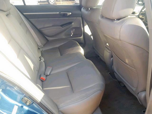 1HGFA16928L041938 - 2008 HONDA CIVIC EXL 蓝色 照片 6