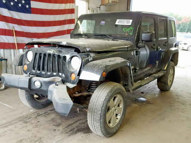 1J4GA59197L217859 - 2007 JEEP WRANGLER S BLACK photo 2