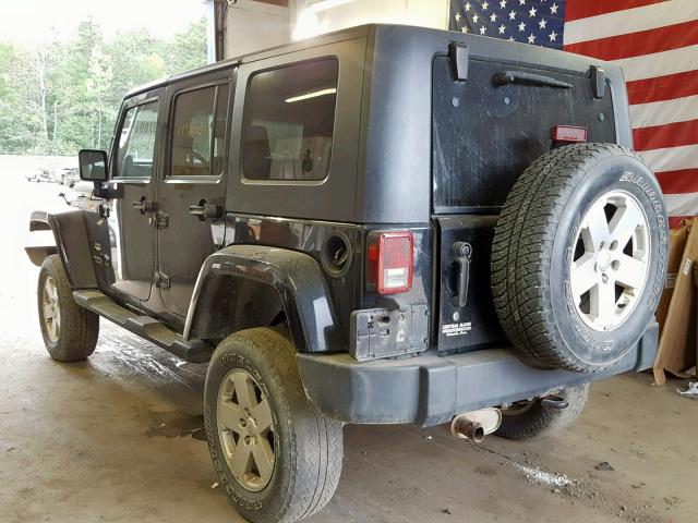 1J4GA59197L217859 - 2007 JEEP WRANGLER S BLACK photo 3