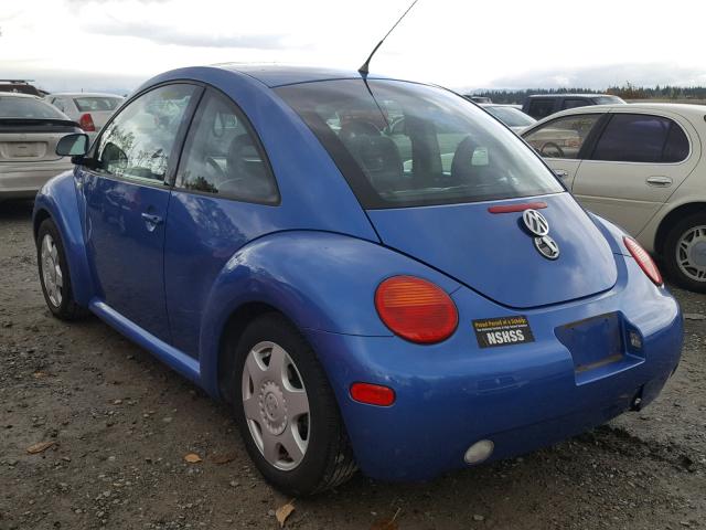 3VWCA21C3YM418475 - 2000 VOLKSWAGEN NEW BEETLE ლურჯი ფოტო 3