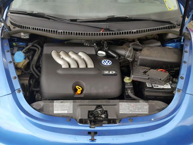3VWCA21C3YM418475 - 2000 VOLKSWAGEN NEW BEETLE ლურჯი ფოტო 7