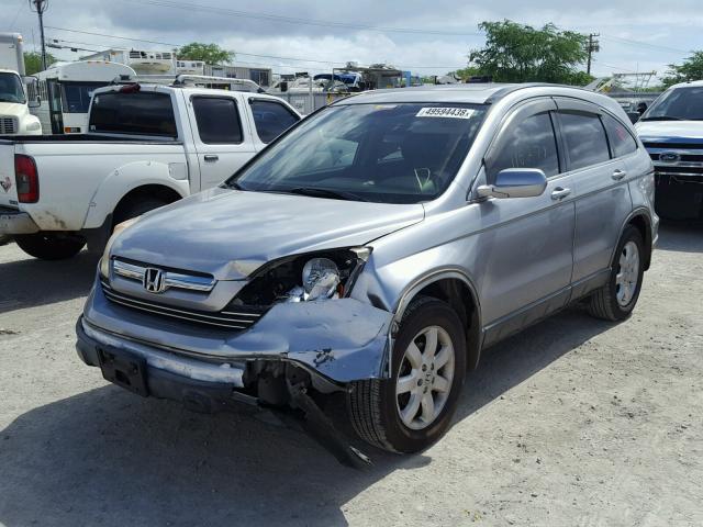 JHLRE38748C049064 - 2008 HONDA CR-V EXL SILVER photo 2