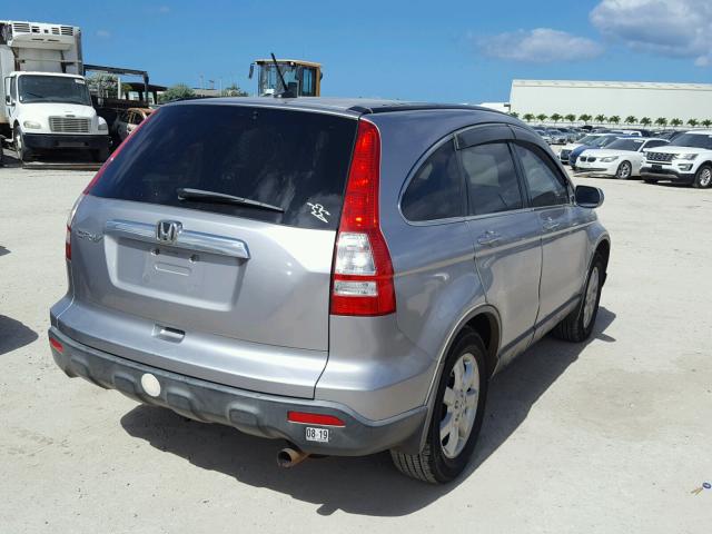 JHLRE38748C049064 - 2008 HONDA CR-V EXL SILVER photo 4