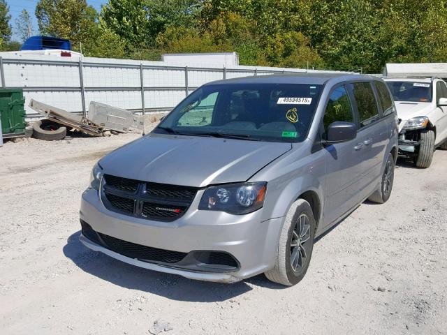 2C4RDGBGXFR530196 - 2015 DODGE GRAND CARA GRAY photo 2