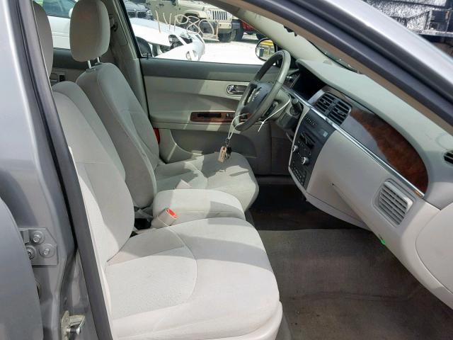 2G4WC582691163303 - 2009 BUICK LACROSSE C GRAY photo 5