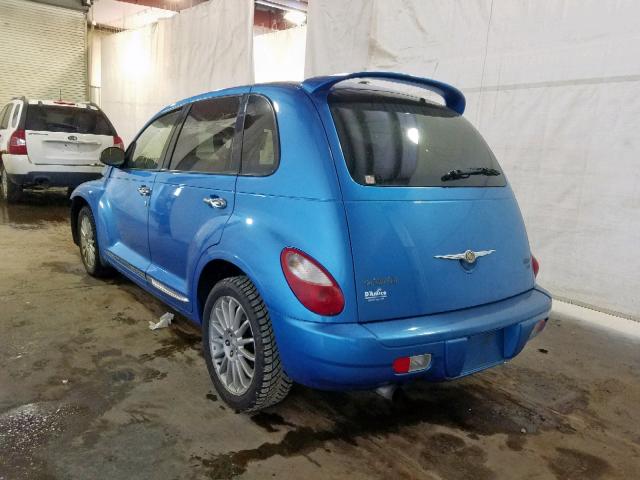 3A8FY68828T187409 - 2008 CHRYSLER PT CRUISER BLUE photo 3