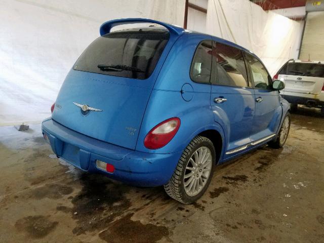 3A8FY68828T187409 - 2008 CHRYSLER PT CRUISER BLUE photo 4