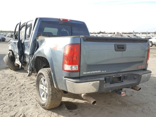 2GTEK13M571533786 - 2007 GMC NEW SIERRA BLUE photo 3