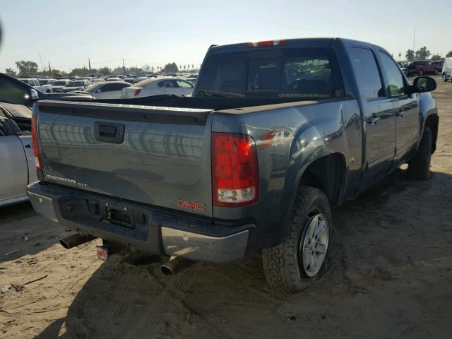 2GTEK13M571533786 - 2007 GMC NEW SIERRA BLUE photo 4