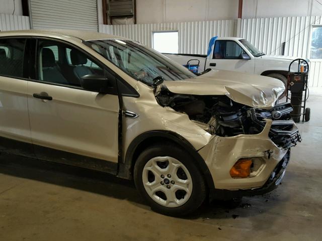 1FMCU0F76HUC78147 - 2017 FORD ESCAPE S TAN photo 9