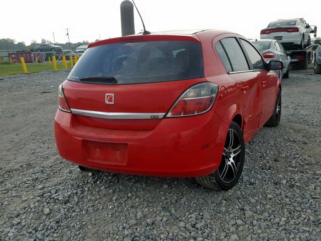 W08AT671085124743 - 2008 SATURN ASTRA XR RED photo 4