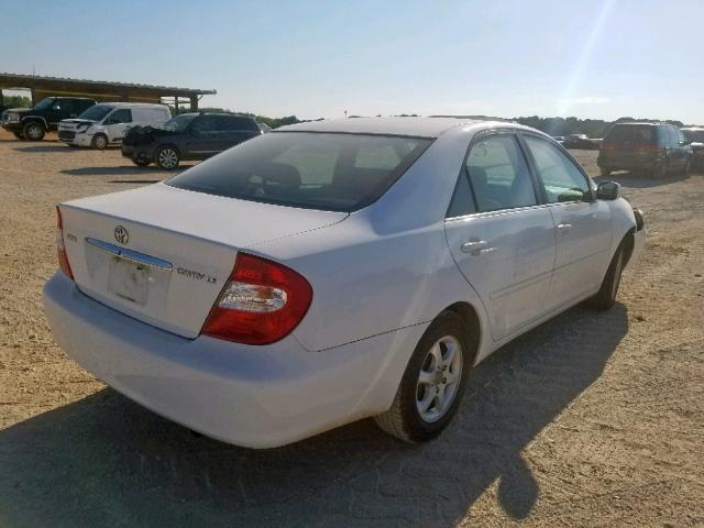 4T1BE32K43U159770 - 2003 TOYOTA CAMRY LE WHITE photo 4