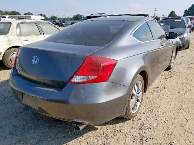 1HGCS1B88BA010483 - 2011 HONDA ACCORD EXL GRAY photo 4