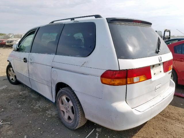 5FNRL18733B142919 - 2003 HONDA ODYSSEY EX WHITE photo 3